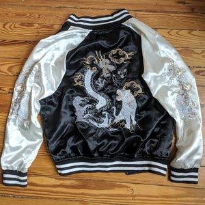 Vintage Japanese Souvenir Sukajan Embroider Jacket